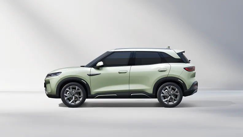 BYD Yuan Pro, SUV eléctrico, vista lateral exterior